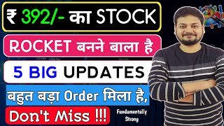 ₹392 का ये Stock Rocket वनने ब।ल। है | Best Small Cap Stock to Buy Now in 2024 | Best stock for 2024