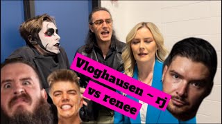 Vloghausen - Renee Paquette destroys RJ City w Brody King Ethan Page & Sammy Jericho at TOY HQ