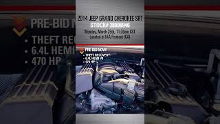 😬🔧 Time for your Weekly Fix! This 2014 Jeep Grand Cherokee SRT with a 6.4L V8 was recovered by🚨👮‍♂️