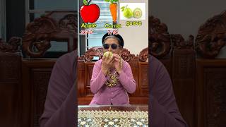 Mukbang Apple and Carrot Guava #videoviral #funny #shorts #อร่อย #พี่นนท์พากิน #ช่องยูทูป #shorts