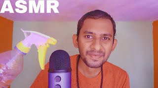 ASMR WATER SPRAY SOUND AND SCRATCHING #ASMR