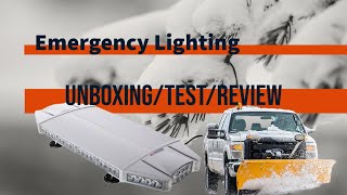 Emergency Light For Work Truck Unboxing/Review/Test LED Equipped Falcon Flight 18"