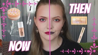 HOW I DO MY MAKEUP NOW VS THEN | MAKEUP HACKS | MAKEUP CHALLENGE | Effys Place