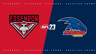 AFL 23 | Essendon Bombers v. Adelaide Crows | 2024, Round 19