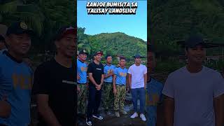 Zanjoe Marudo Visits The Talisay Landslide