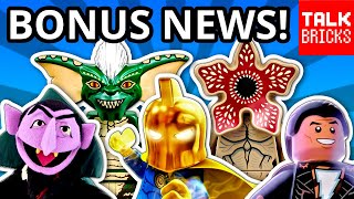 BONUS LEGO NEWS! $100 DC Set! Stranger Things! Gremlins! More Sesame Street? Harry Potter! Wild West