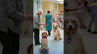 The Power of Therapy Dogs 🐾❤️ | Heartwarming Short Film #youtubeshorts