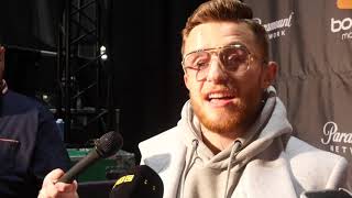 James Gallagher Bellator Dublin Media Scrum