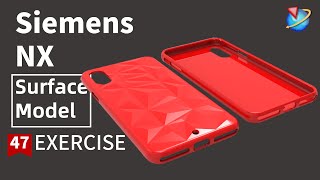 Siemens NX Tutorial for beginners,iphone case surface  model exercise -47