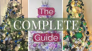 How to Decorate a Christmas Tree with DETAIL (Full Walkthrough Compilation!) Fluff, light, decorate!