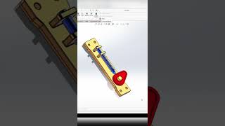 Cam animation in solidworks #solidworks