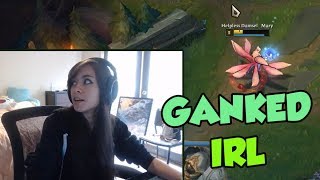 When You Get Ganked IRL - League of Legends Funny Stream Moments #281