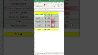 Mini Controle Financeiro em Excel pra VC #02 #excel #office #controlefinanceiro