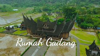 Rumah Gadang, Ambacang Kuranji Padang Sumatra Barat.Drone Dji