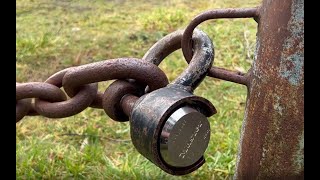 Chain Gate Shackle Puck Lock - #Shorts version