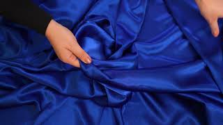 Crepe satin fabric