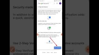 How To Turn On 2 Step Verification In Gmail | Protect Google Account With 2 Step Verification#shorts