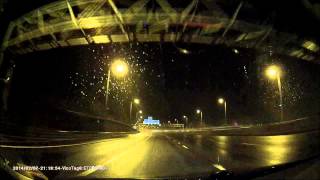 Driving in England - Busy Motorways - M11 & M25 driving time lapse