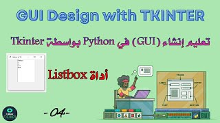 tkinter python tutorial : ListBox | -04- | صندوق القائمة