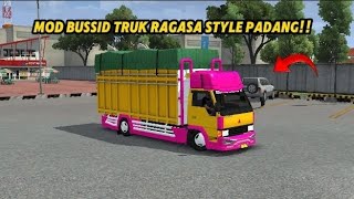 REVIEW DAN SHARE MOD BUSSID TRUK RAGASA STYLE PADANG TERBARU || BUSSID