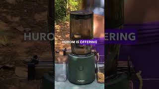 Trying the new Hurom juicer