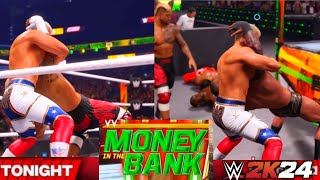 WWE Money In The Bank Cody Rhodes Vs Randy Orton Vs Solo Sikoa Vs Boby Leasly In WWE 2k24 Highlights