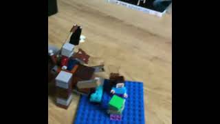 Raider Invaders, Lego Minecraft Stop motion Video