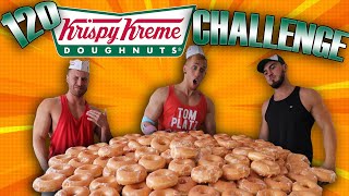 Krispy Kreme Challenge (120 Donuts) // Mukbang