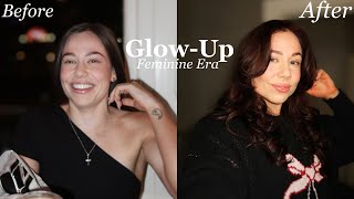 extreme glow-up transformation | go from Stressed to Feminine ✨ Brunette to Red Head ❤️‍🔥