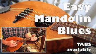 Easy Mandolin Blues in G TABS available