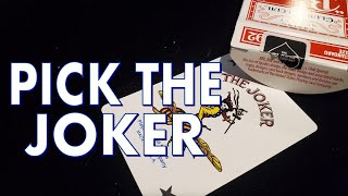 Magic Card Trick Tutorial: Pick the Joker