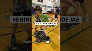 Behind the back + side jab: elite ball handling & footwork