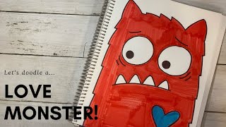 Let's doodle a Love Monster!!