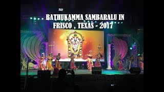 TPAD Bathukamma Sambaralu 2017 - Frisco Texas