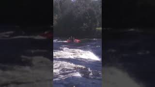 Каяки на Вуоксе. Kayaking on the Vuoksa river.