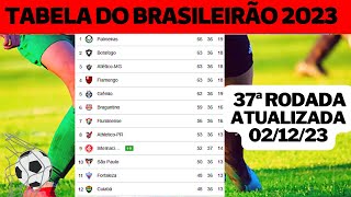 CLASSIFICAÇÃO DO BRASILEIRÃO 2023 - TABELA DO  BRASILEIRÃO 2023 DE HOJE