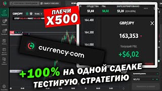 Торговля на криптобирже currency. Левередж X500