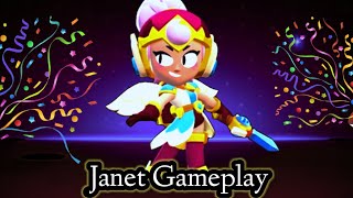 Janet Unlocking and Gameplay..!🏆🎉| Mahir - Brawl Stars|