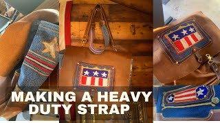 Making a Heavy Duty Strap | Tandy Leather Supplies | Leathercraft Fun