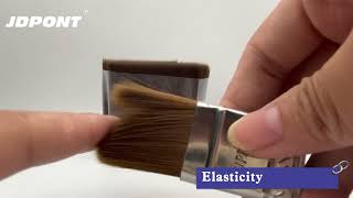 BROWN PBT SYNTHETIC FILAMENT FOR ARTIST PAINT BRUSH