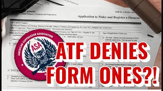 ATF Form 1 update