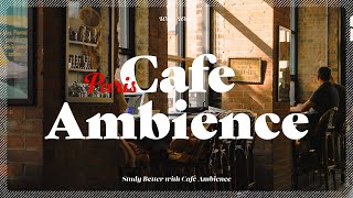 Paris Cafe Sounds with Keyboard Typing Sounds | Cafe Ambience