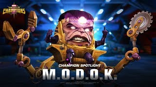 Marvel Contest of Champions M.O.D.O.K. Spotlight By game box|Game Box|