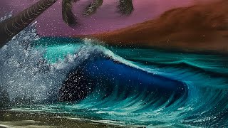 S3 Ep14 Monday Night Madness Seascape #LIVEArt #OilPainting #FreeTutorial #PaintWithJosh #BobRoss