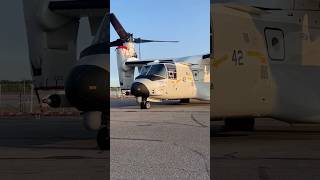 CMV-22B taxi and closeup walk around!