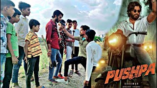 pushpa movie best spoof scene | Allu Arjun |  Rakesh nayak Aakash kalma boranada #alluarjun #pushpa