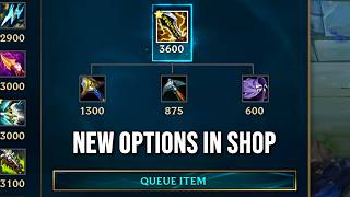 NEW 'QUEUE ITEM' FEATURE in League of Legends! (PBE Preview)