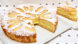 1 mela e tanta crema per una golosa TORTA VERSATA MELA CREMA