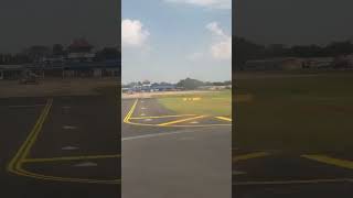 Flight takeoff from Madurai airport