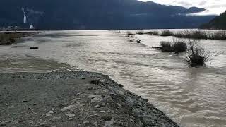 January 30, 2024 Atmospheric River event Squamish Estuary